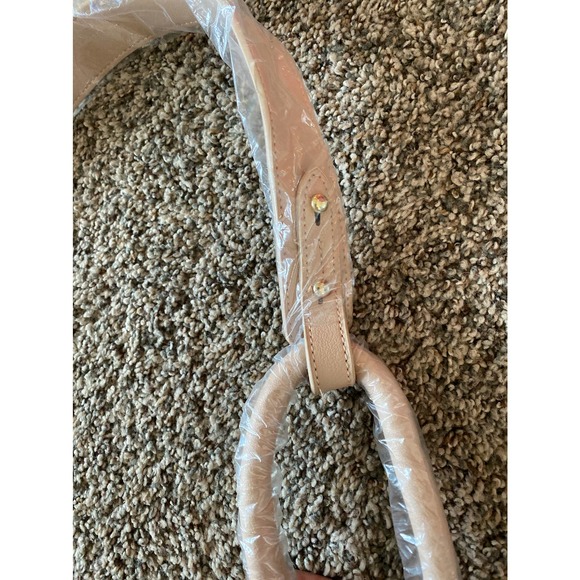 Shiraleah Nude Tassel-Accent Tory Bucket Bag - Picture 4 of 5